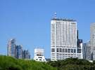 小田急ホテルセンチュリーサザンタワー：新宿御苑から望む ｻｻﾞﾝﾀﾜｰ
