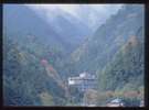 名栗温泉　大松閣：紅葉の山々の中
