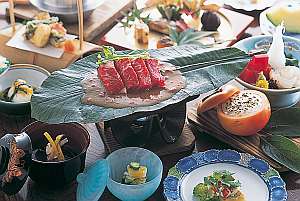 人気の和牛ほう葉焼