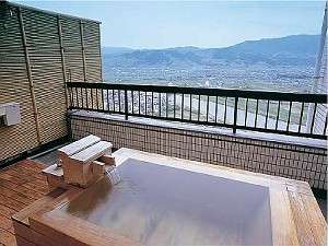露天風呂付和室のお風呂