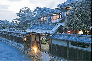 清風荘のお客様だけを迎える趣のある玄関