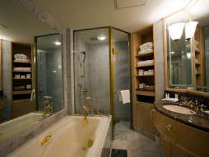 �E���N�A�I���}�F�S���o�X�^�u�ƃV�����[�u�[�X���Z�p���[�g�̂�����肵���o�X���[��