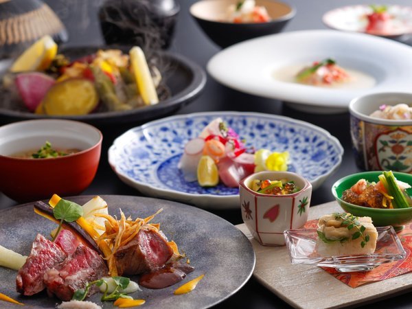 料理グレードアップ】和食会席贅沢プラン サンセットビューホテル けひ