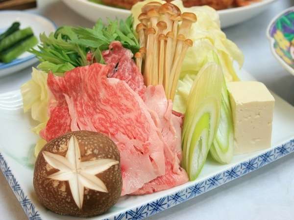 贅沢1泊2食】『信州牛すき焼き』＆『名物ジャンボエビフライ』付き会席 