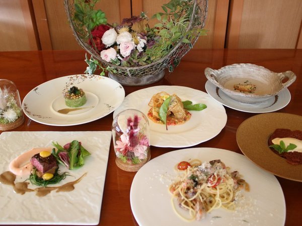 1泊2食付 イタリアンコース】四季を愉しむリゾート！夕食は本格