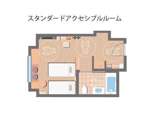 アクセシブルルーム確約 素泊まり 車椅子で泊まれるバリアフリーのツインルーム 京王プラザホテル札幌 宿泊予約は じゃらん
