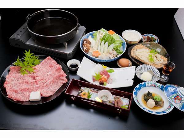 １泊夕食のみ 化粧水の泉質温泉と松阪肉のすき焼きに舌鼓 松阪肉すき焼きコース 猪の倉温泉 ふよう荘 宿泊予約は じゃらん