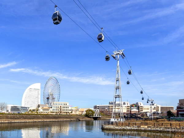 日本画   横浜 ランドマーク&ロープウェイ YOKOHAMA AIR CABINチケット付】みなとみらいをロープウェイで空中散歩