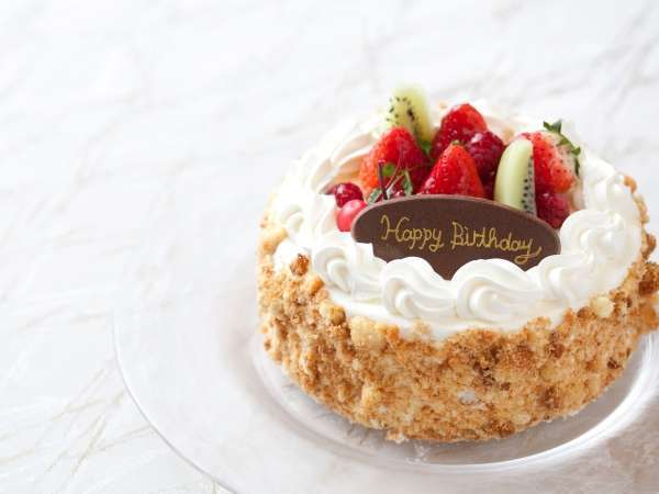 Anniversary ケーキ シャボンフラワー付き 記念日 お誕生日など特別な日に 沖縄かりゆしリゾートｅｘｅｓ恩納 エグゼス恩納 宿泊予約は じゃらん