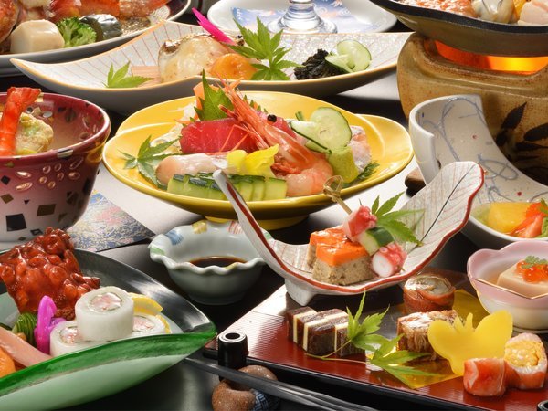 吉祥の膳】 仙台牛陶板焼・牡蠣の和風アクアパッツァ鍋付き会席膳 日本