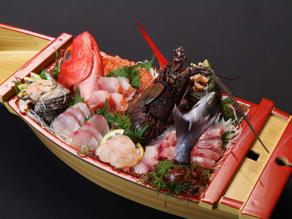 豪華舟盛つき】金目鯛や地魚の海の幸満喫 1泊3食飲み放題付プラン