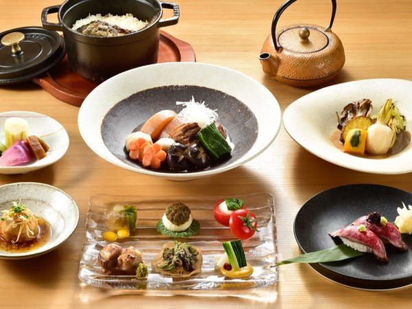 一人旅プラン】12時チェックアウト・夕食＆朝食付き・3種の無料貸切