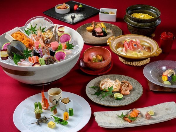スタンダード】2食付き！お部屋にて至高会席「茜山膳」 あかん鶴雅別荘
