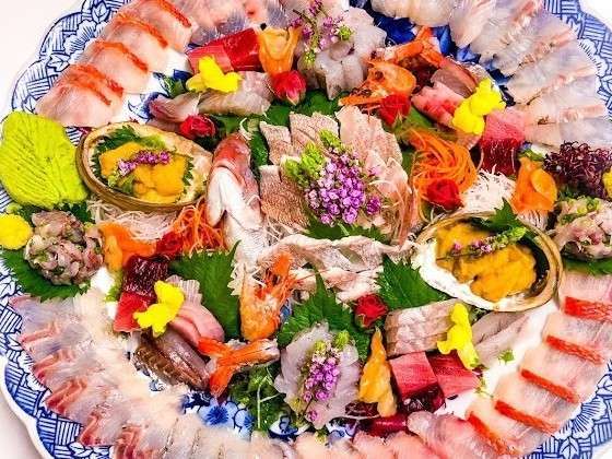 地魚ZANMAI】お造り＆しゃぶしゃぶ13点大漁盛り