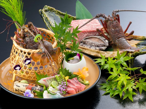 美食プラン】伊勢海老・鮑・松阪牛を会席料理で贅沢に！斎王匠の極膳