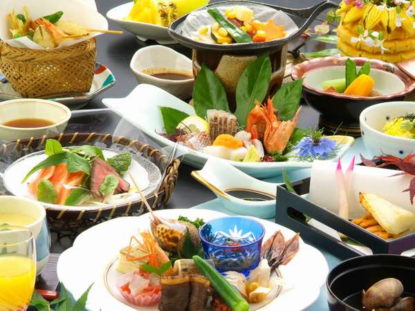 雅の膳 グレードアップされたお食事をちょっとリッチに満喫 会場食 三朝温泉 渓泉閣 宿泊予約は じゃらん