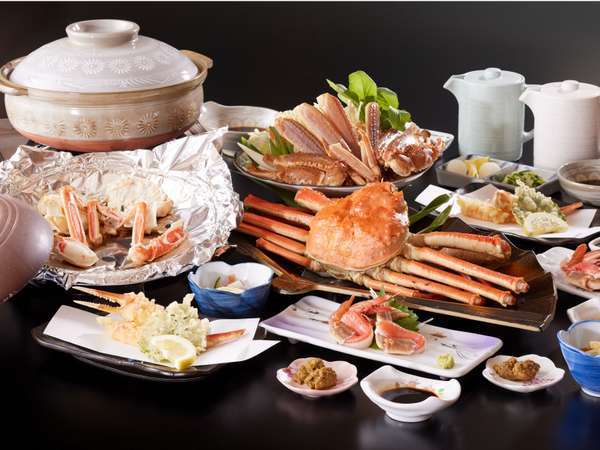 冬p シニア レディス向け カニ食べきりプラン カニフルコース1 5はいプラン 50歳以上に人気 琴引浜 鳴き砂温泉 ニュー丸田荘 宿泊予約は じゃらん