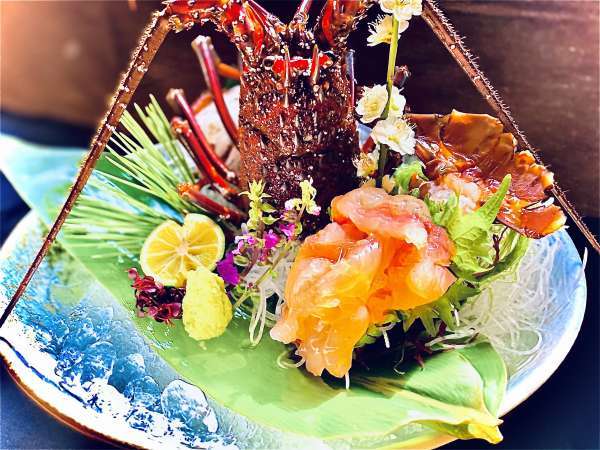 伊勢海老のお造り付 月替わり会席がグレードアップ 今が旬 三重の名産を堪能 いにしえの宿 伊久 宿泊予約は じゃらん
