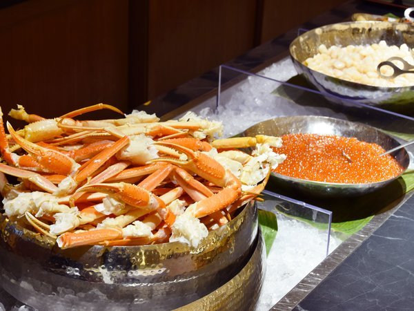 No.懐石館　いち！　一対セット 早割30】10％OFF！カニやいくらも食べ放題―和食・洋食・エスニック