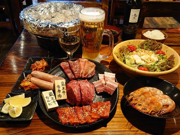 1泊2食付】 専用巨石露天風呂付客室【10畳2間】 焼肉コースＰ 15：00IN