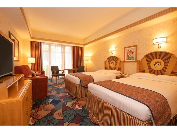 チップとデールルーム（「チップとデールのプレイグラウンド」プラン）キャラクターグリーティング18：00 ディズニーアンバサダー(R)ホテル -  宿泊予約は[じゃらん] チップ&デール ルームスタンド