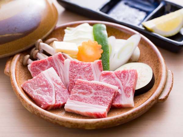 当館1番人気！】しまね和牛陶板焼×お造り多種盛で山陰食材満喫♪【お肉