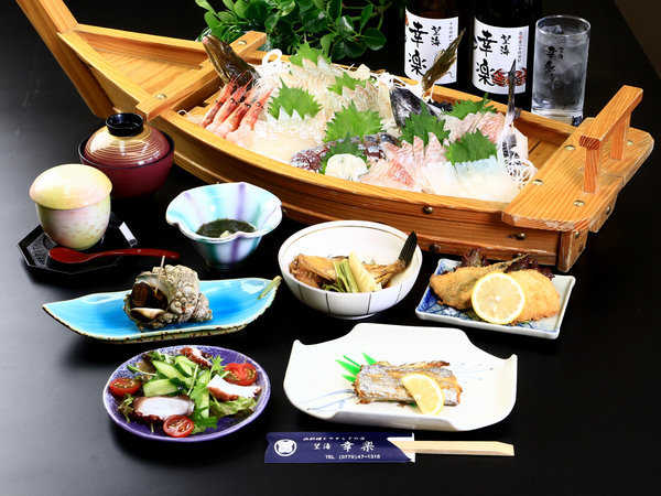☆豪快舟盛り☆地魚舟盛り付プラン 日本海の味覚を味わう宿 望海幸楽