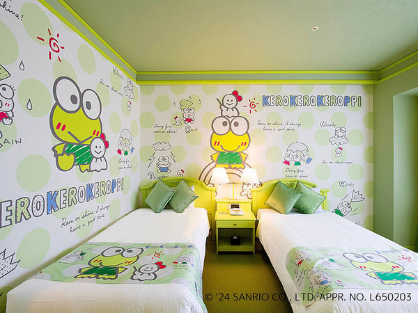 日本初！けろけろけろっぴ ルーム☆素泊り☆ 六甲アイランド ホテル