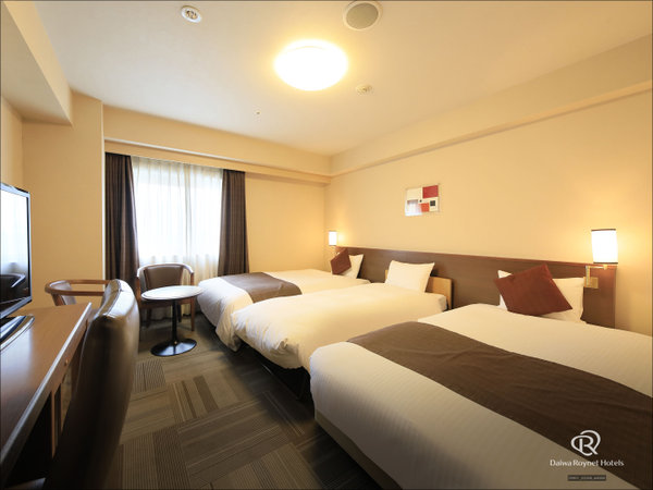 家族旅行 女子会にぴったり トリプルプラン 朝食付 セミダブルベッド2台 エキストラベッド1台 ダイワロイネットホテル八戸 宿泊予約は じゃらん