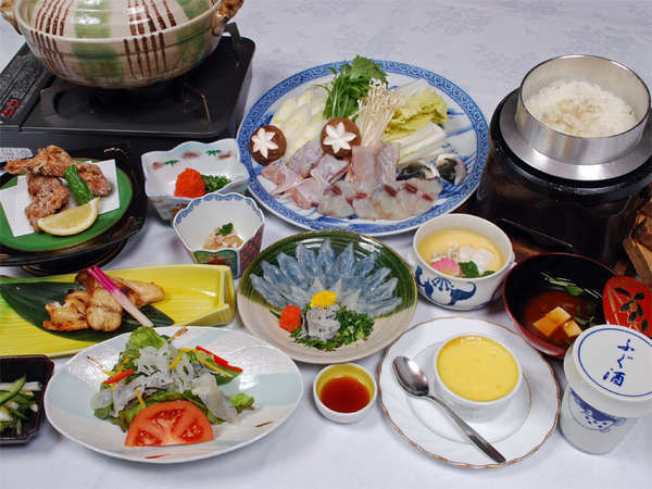 北関東魅力プラン 那珂川町発祥 ここでしか味わえない 温泉とらふぐフルコース 堪能プラン 栃木 那須 馬頭温泉郷 南平台温泉ホテル 宿泊予約は じゃらん