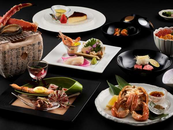 1泊2食 タラバ蟹 蝦夷鮑 北斗おぐに黒毛和牛 料理長厳選食材を食べつくす特選会席 函館国際ホテル 宿泊予約は じゃらん