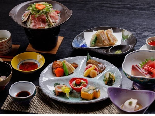 □美味会席□飼育農家は県内1軒！！☆北越後ポーク陶板焼き□＋厳選旬