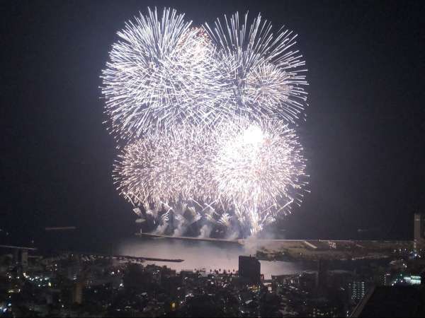 21年高台に位置する宿から見下ろす迫力の熱海海上花火大会を満喫素泊まりプラン かんぽの宿 熱海本館 宿泊予約は じゃらん