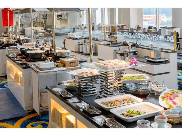 ゆったり夕ビュッフェ】三河湾を望むレストランで和洋ビュッフェ＆海望