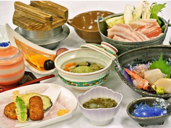 絶景のマグマ温泉でゆったりデイタイム 基本スタンダード料理 さくらじま御膳宿泊プラン 絶景マグマ温泉の宿 レインボー桜島 宿泊予約は じゃらん