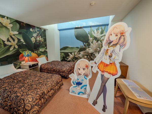 1部屋限定 温泉むすめコラボプラン】道後泉海ちゃんが大好きなみかんの