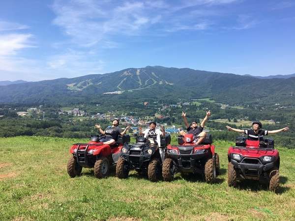 1泊2食 カップル ご夫婦にオススメ 山頂バギーツアー体験付きプラン 2人乗り サンメンバーズひるがの 宿泊予約は じゃらん