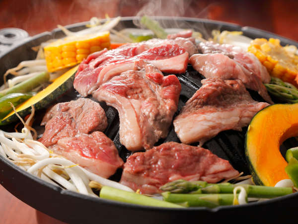 蔵王の生ラム】ジンギスカン◇お肉増量たっぷり300ｇ！臭みがなく肉質も柔らか♪2食付 ＫＫＲ蔵王 白銀荘（国家公務員共済組合連合会蔵王保養所） -  宿泊予約は[じゃらん]