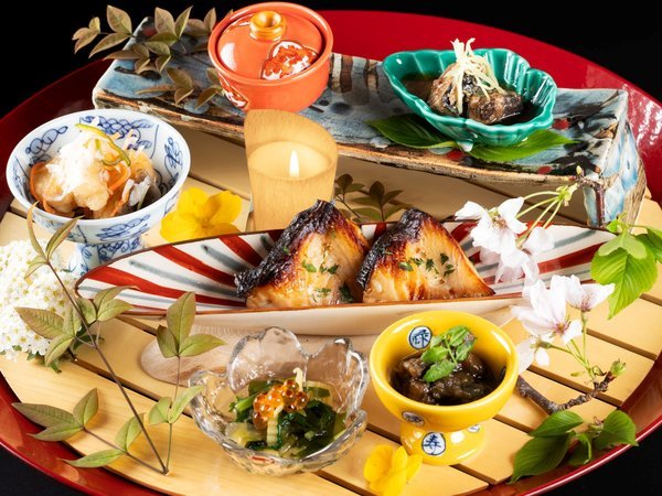 少量こだわり会席】メインは金目鯛の煮つけ！勝浦の磯料理と4種類のお