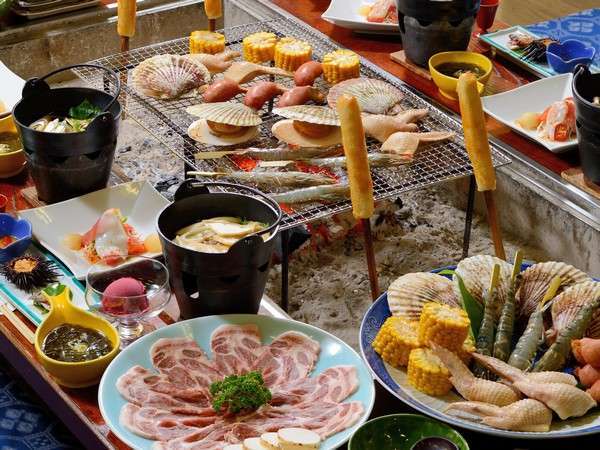 グレードアップ炭火炉端焼きコース】食いしん坊大歓迎☆黒毛和牛☆比